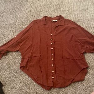 Rust colored tunic